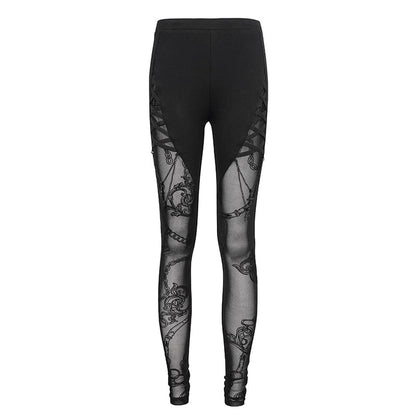 Chainbound Shadow Mesh Leggings