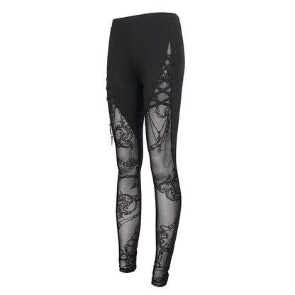 Chainbound Shadow Mesh Leggings