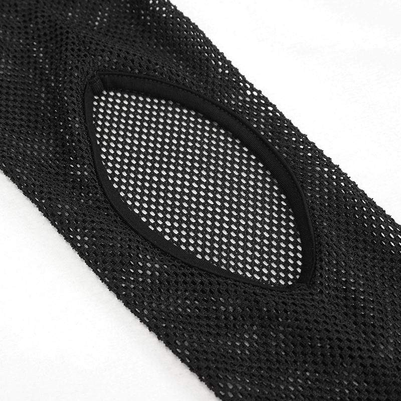 Ritual Star Pentagram Mesh Top