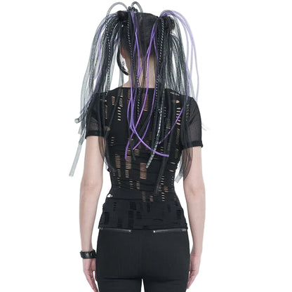 Ruinous Desire Ripped Mesh Shirt
