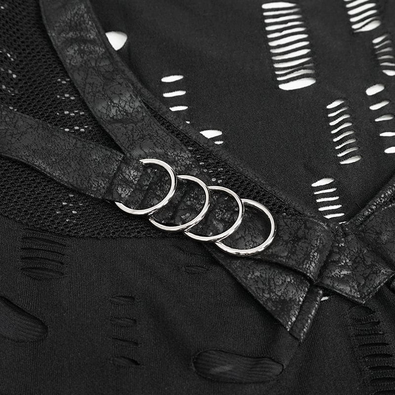 Ruinous Desire Ripped Mesh Shirt