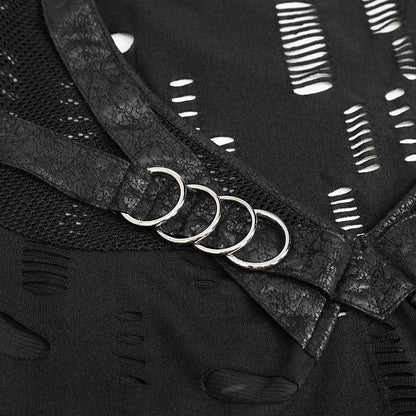 Ruinous Desire Ripped Mesh Shirt