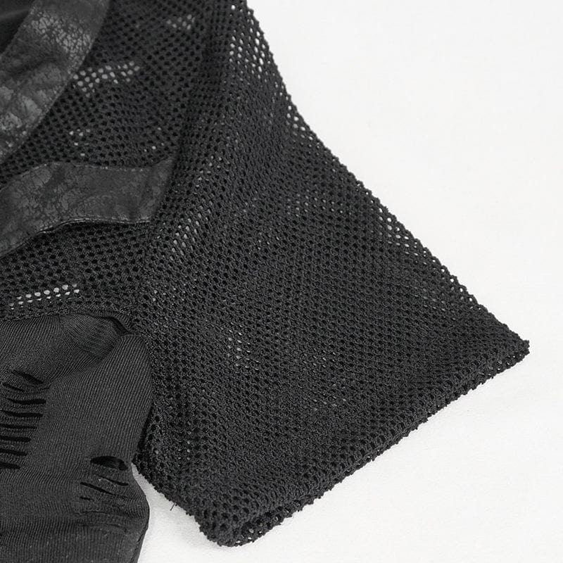 Ruinous Desire Ripped Mesh Shirt