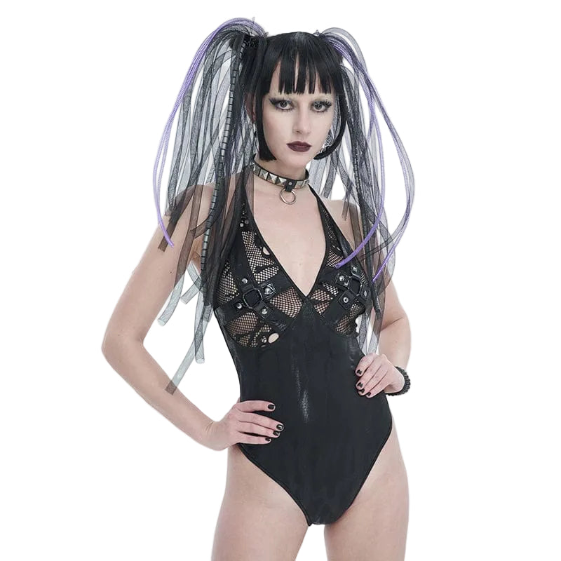 Death Tide Skull Mesh Swimsuit
