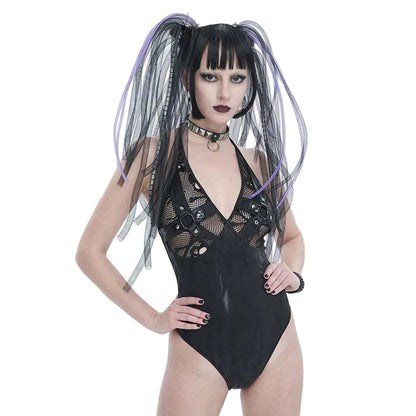Death Tide Skull Mesh Swimsuit