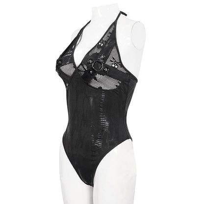 Death Tide Skull Mesh Swimsuit
