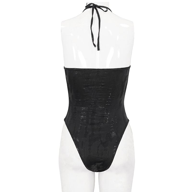 Death Tide Skull Mesh Swimsuit