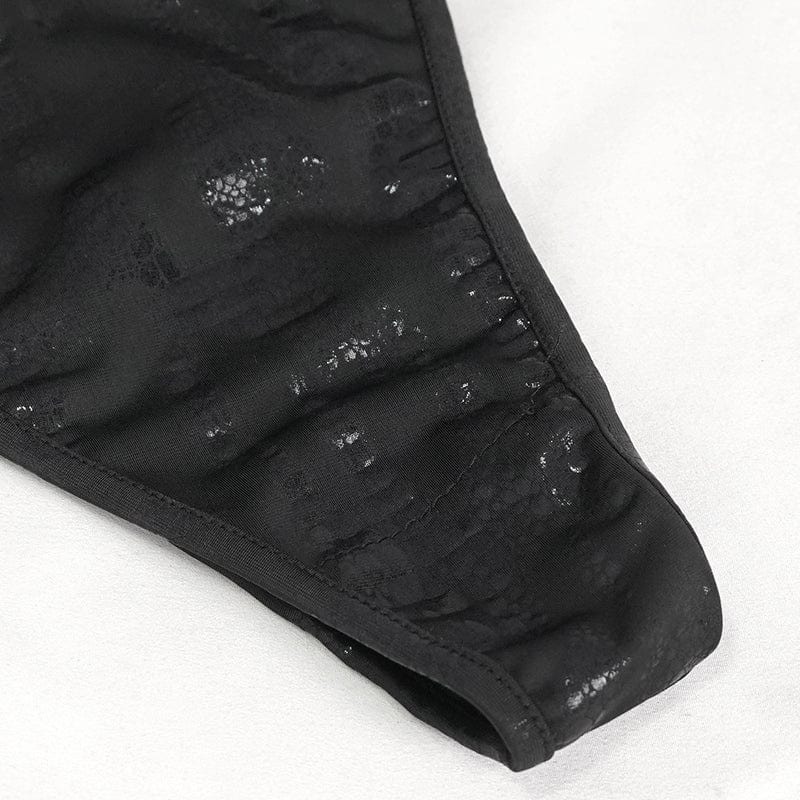 Death Tide Skull Mesh Swimsuit