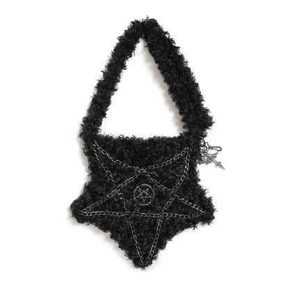 Pentacle Familiar Plush Crossbody Bag 4