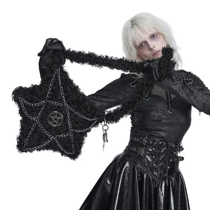 Pentacle Familiar Plush Crossbody Bag 1