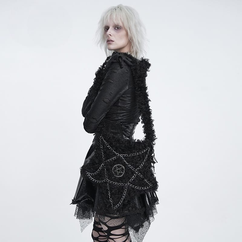 Pentacle Familiar Plush Crossbody Bag 2