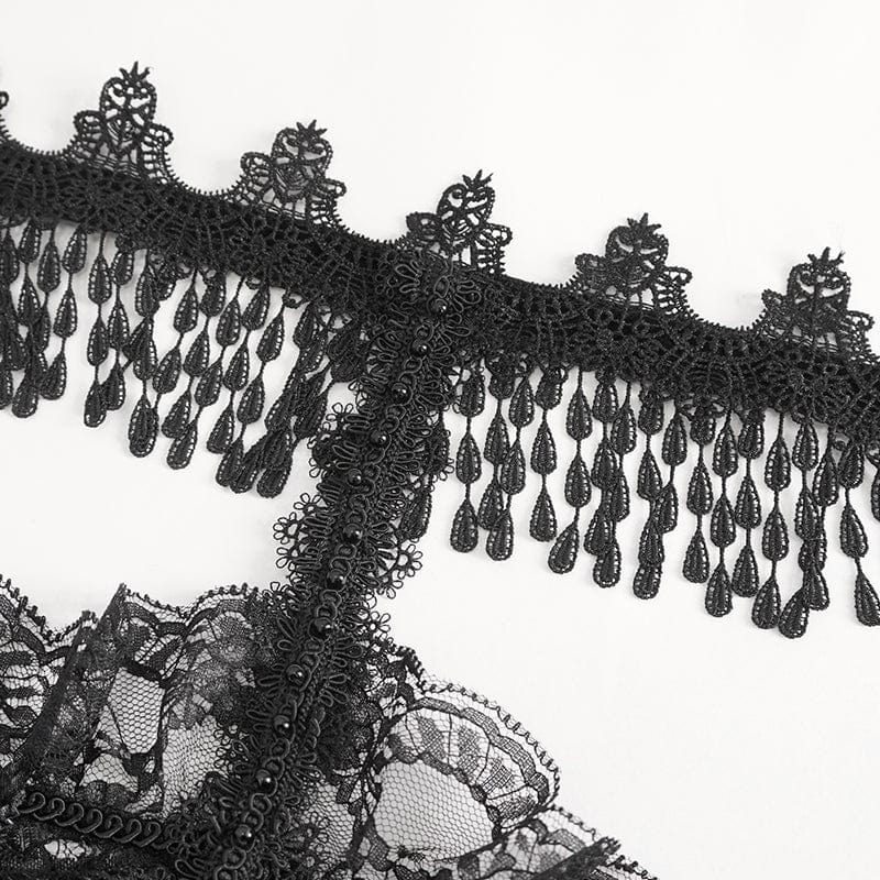 Spectral Bloom Flocked Mesh Shirt