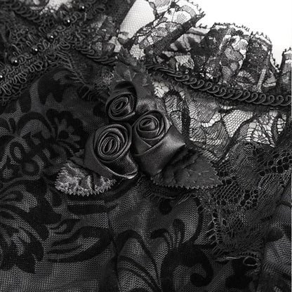 Spectral Bloom Flocked Mesh Shirt