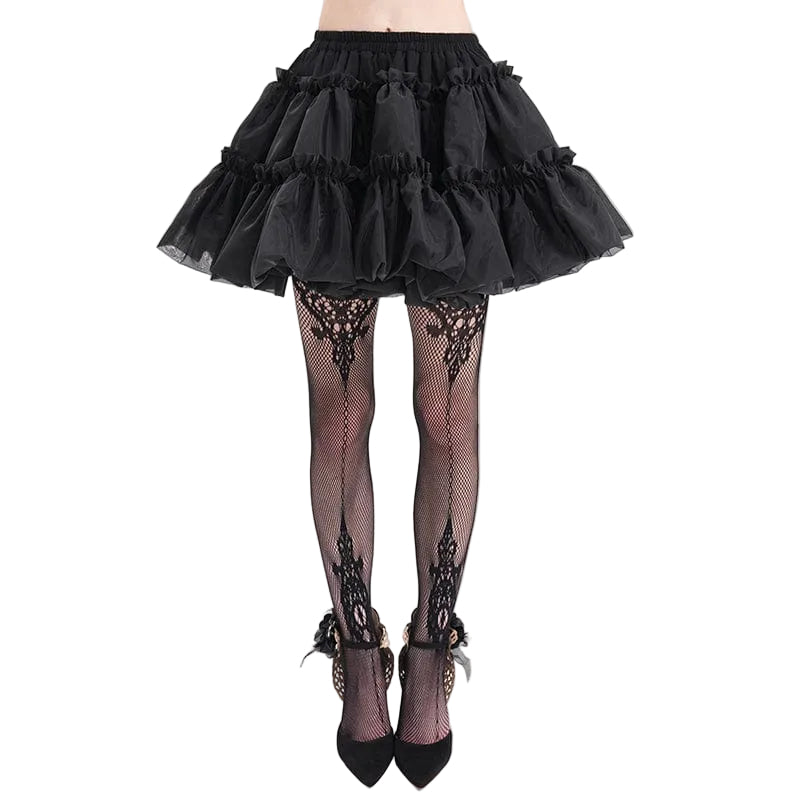 Mourning Bell Ruffled Bubble Skirt