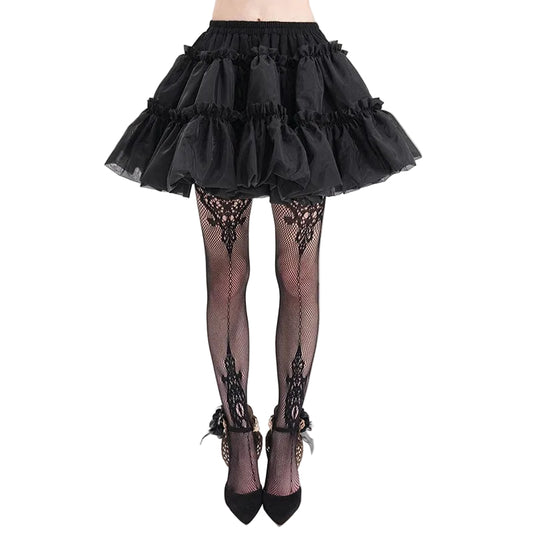 Mourning Bell Ruffled Bubble Skirt