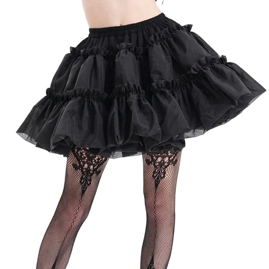 Mourning Bell Ruffled Bubble Skirt
