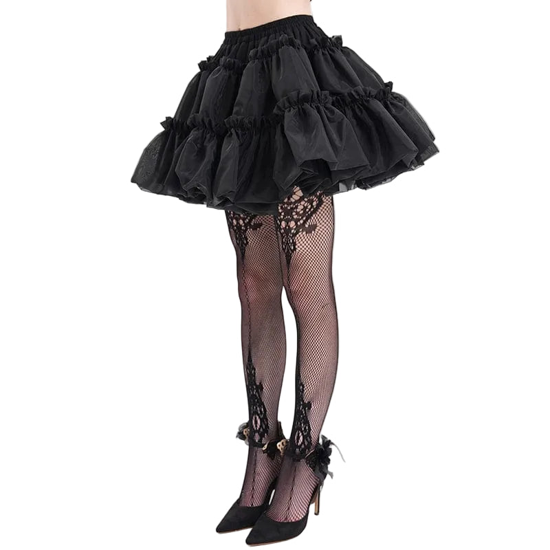 Mourning Bell Ruffled Bubble Skirt