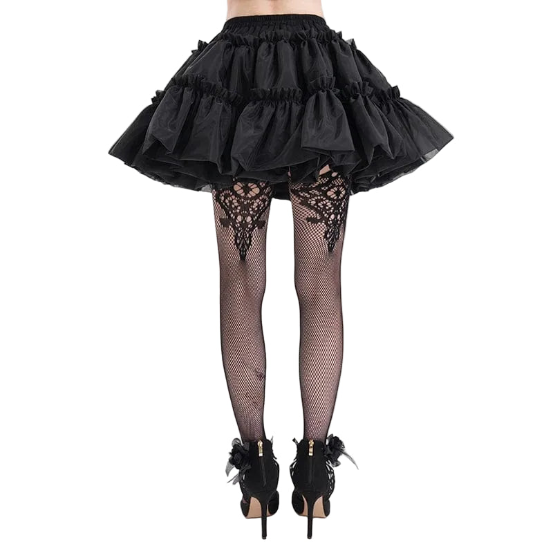 Mourning Bell Ruffled Bubble Skirt