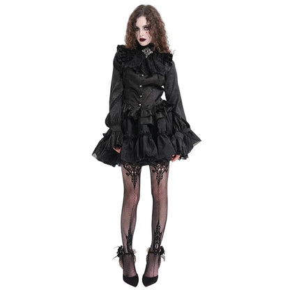 Mourning Bell Ruffled Bubble Skirt
