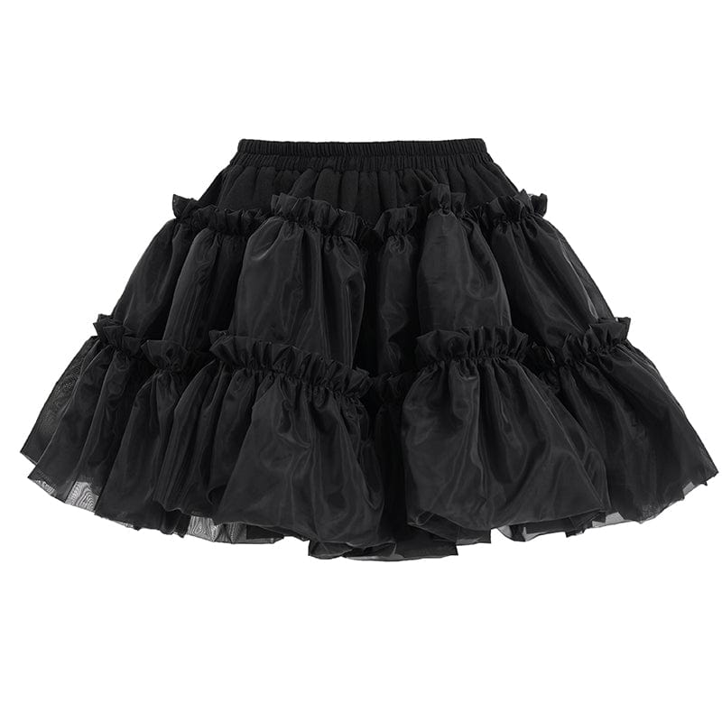 Mourning Bell Ruffled Bubble Skirt