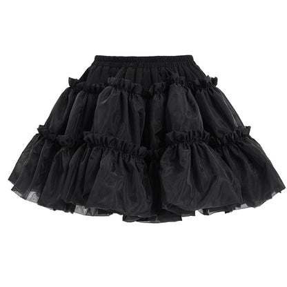 Mourning Bell Ruffled Bubble Skirt