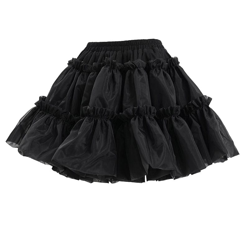 Mourning Bell Ruffled Bubble Skirt