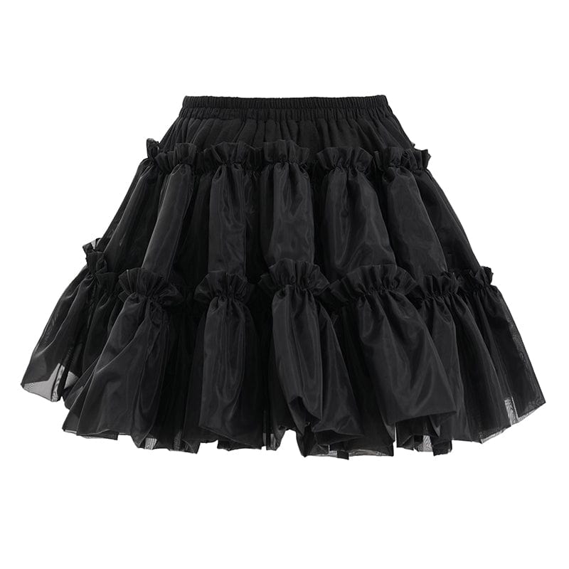 Mourning Bell Ruffled Bubble Skirt
