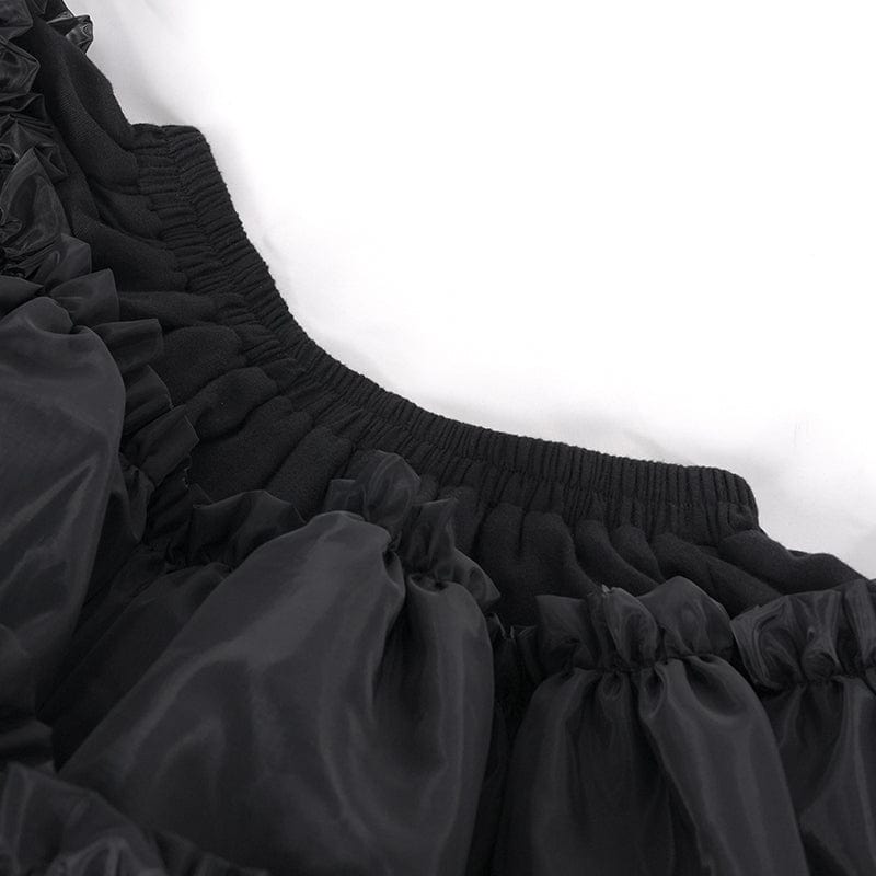 Mourning Bell Ruffled Bubble Skirt