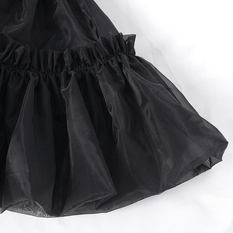 Mourning Bell Ruffled Bubble Skirt