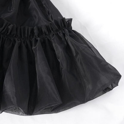 Mourning Bell Ruffled Bubble Skirt