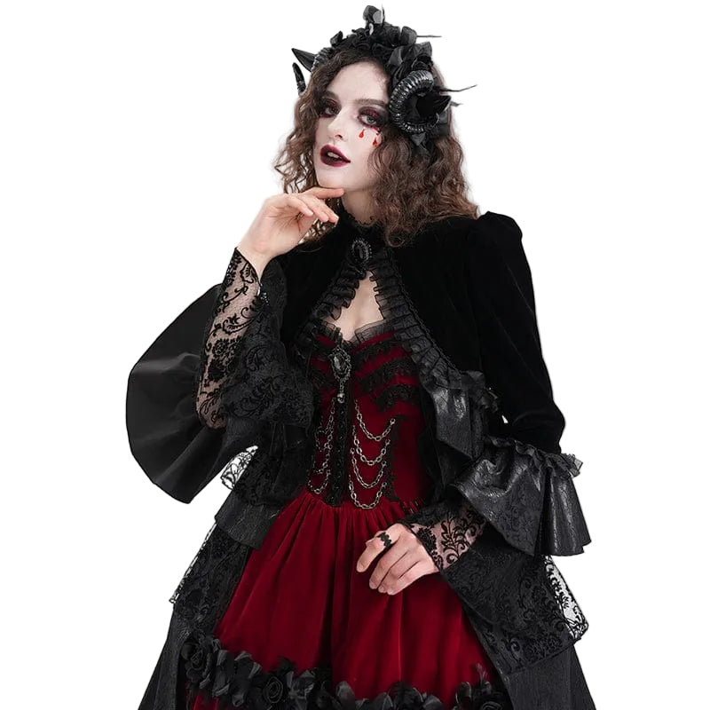 Widow’s Tempest Ruffled Lace Jacket