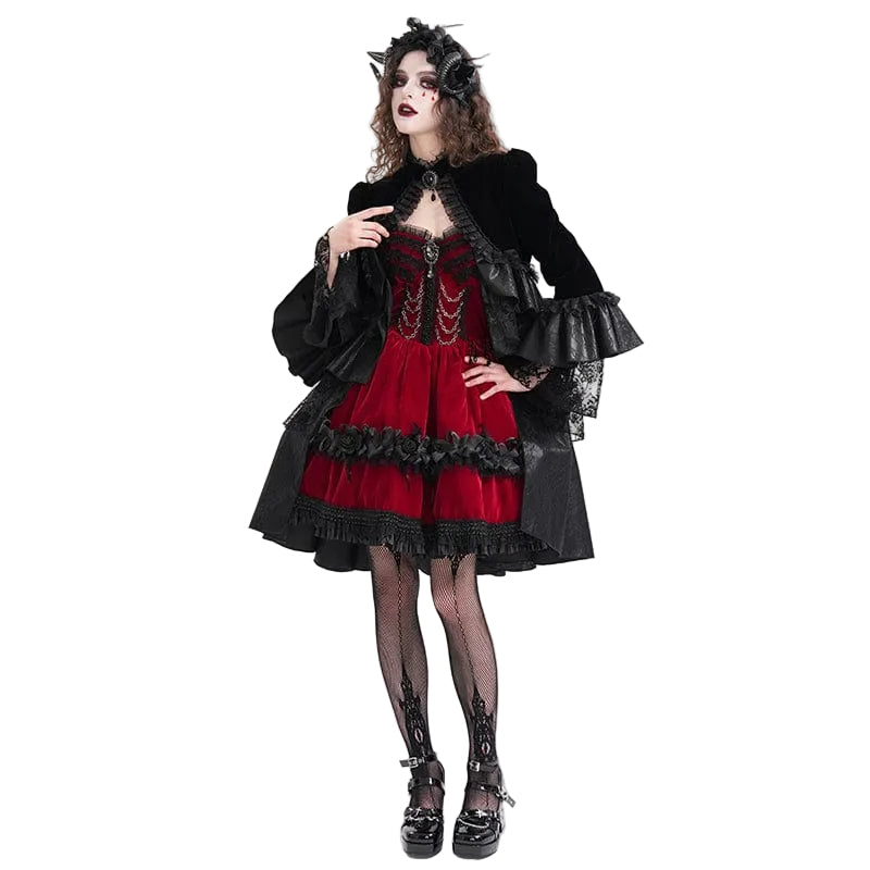 Widow’s Tempest Ruffled Lace Jacket
