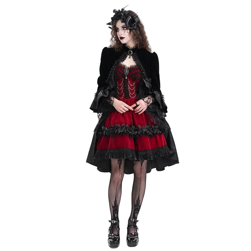 Widow’s Tempest Ruffled Lace Jacket