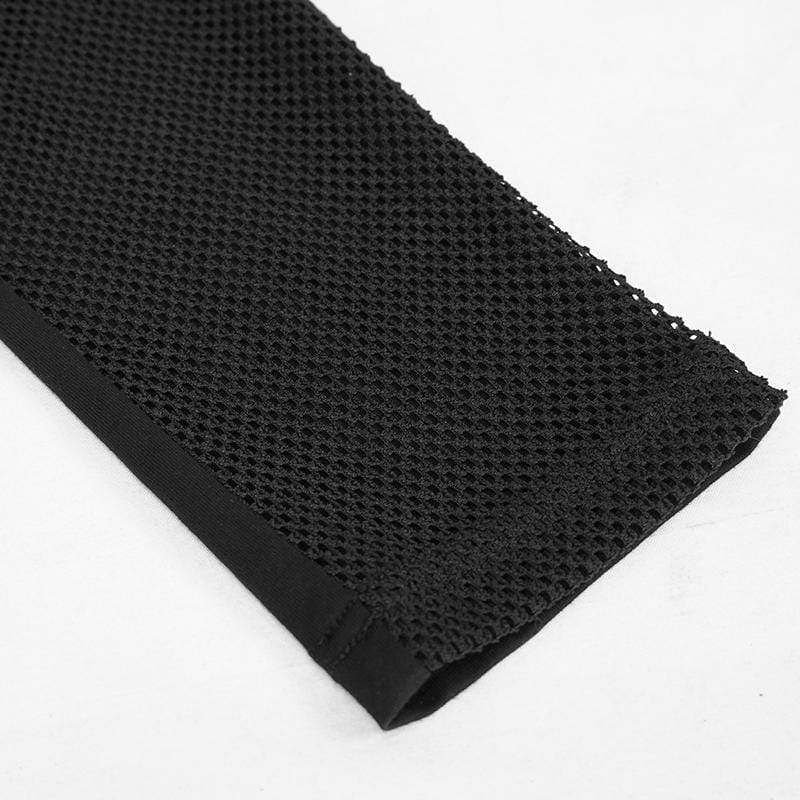Horned Oracle Mesh-Splice Leggings