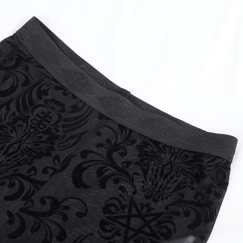 Funeral Fringe Tassel Lace Pants