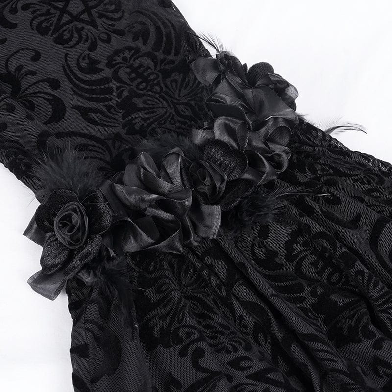 Funeral Fringe Tassel Lace Pants