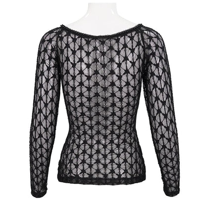 Widow’s Tribute Beaded Mesh Shirt