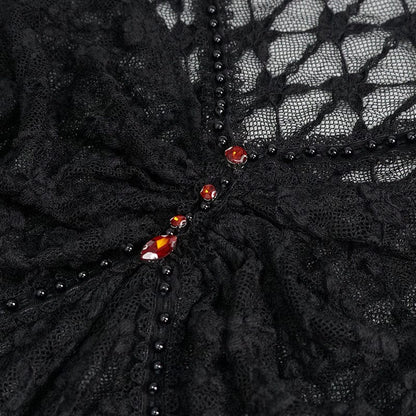 Widow’s Tribute Beaded Mesh Shirt