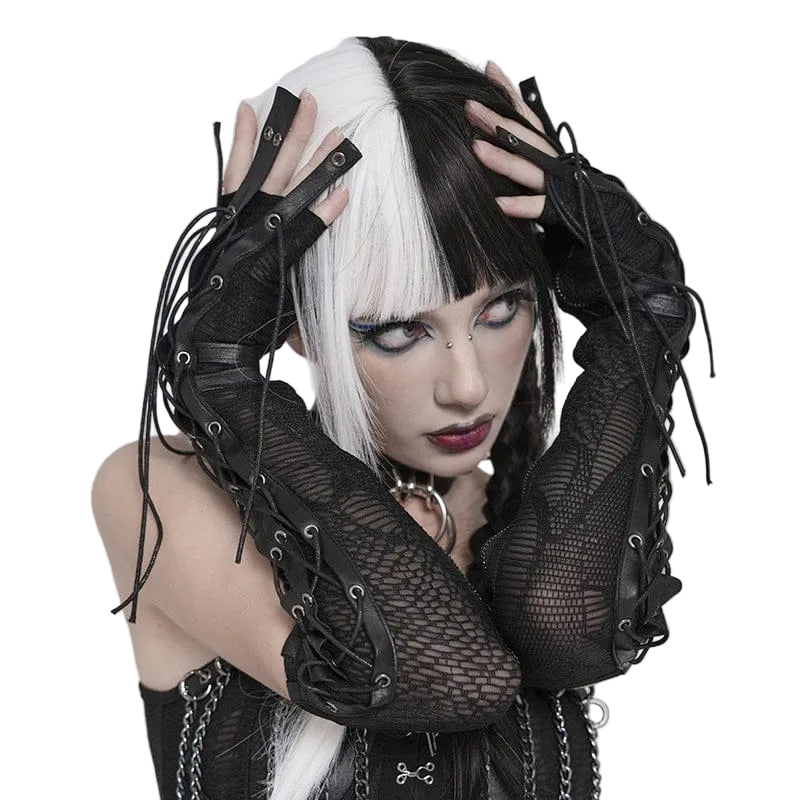 Nightwire Drawstring Mesh Gloves detail