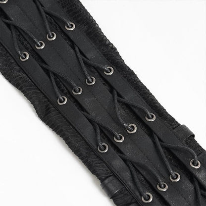 Nightwire Drawstring Mesh Gloves detail