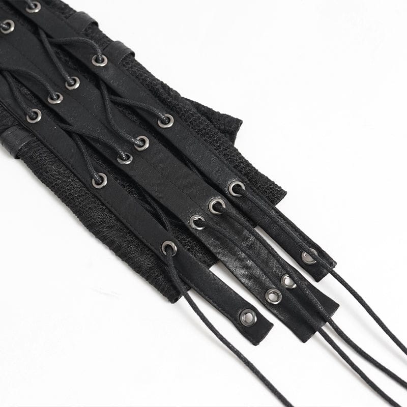 Nightwire Drawstring Mesh Gloves detail