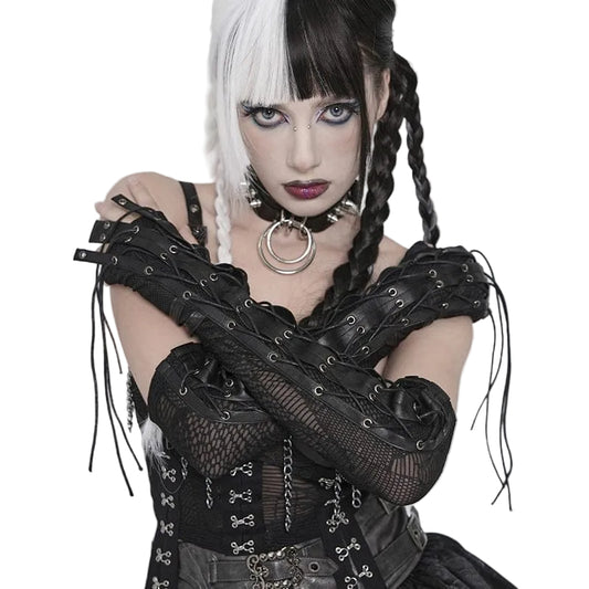 Nightwire Drawstring Mesh Gloves detail