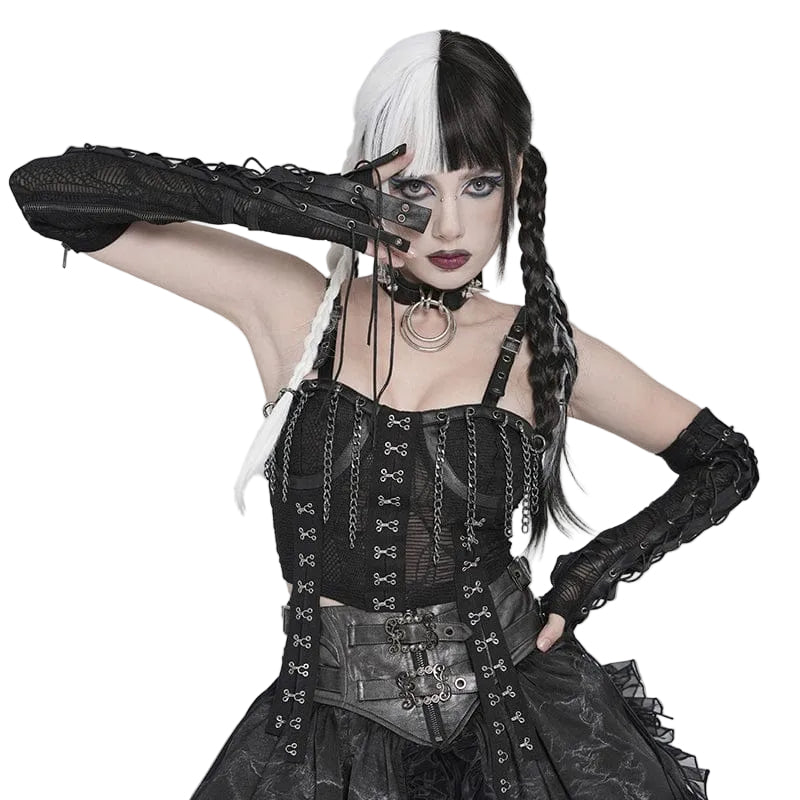 Nightwire Drawstring Mesh Gloves detail
