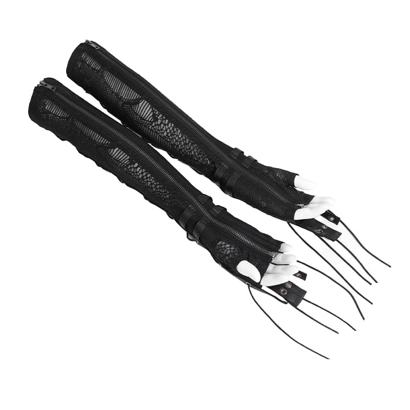Nightwire Drawstring Mesh Gloves detail