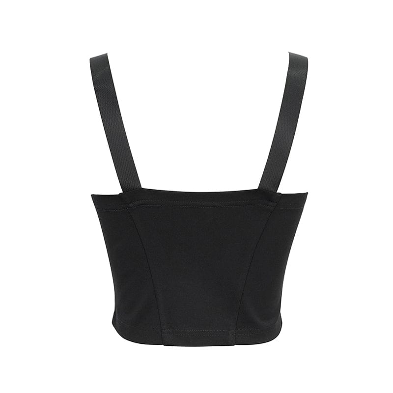 Dead Star Zipper Buckle Bustier detail view 8