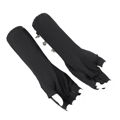 Chain Reaction Studded Half-Finger Gloves detail