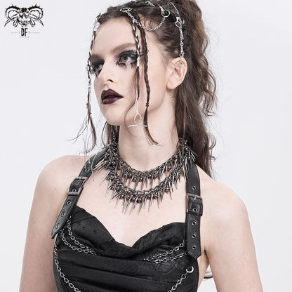 Static Rebellion Layered Necklace