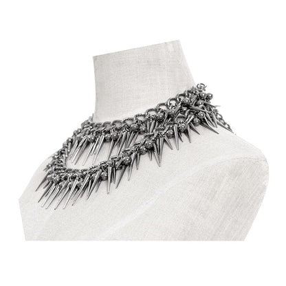 Static Rebellion Layered Necklace