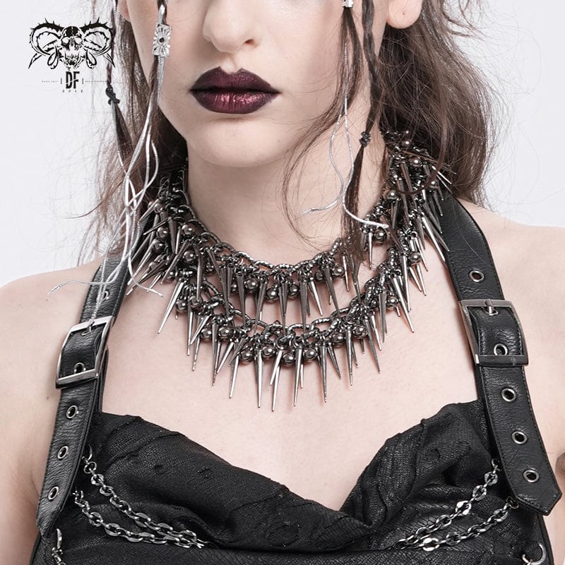 Static Rebellion Layered Necklace