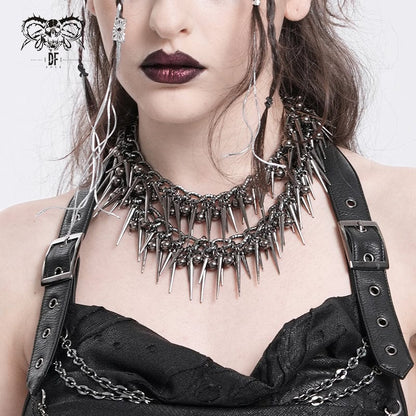 Static Rebellion Layered Necklace